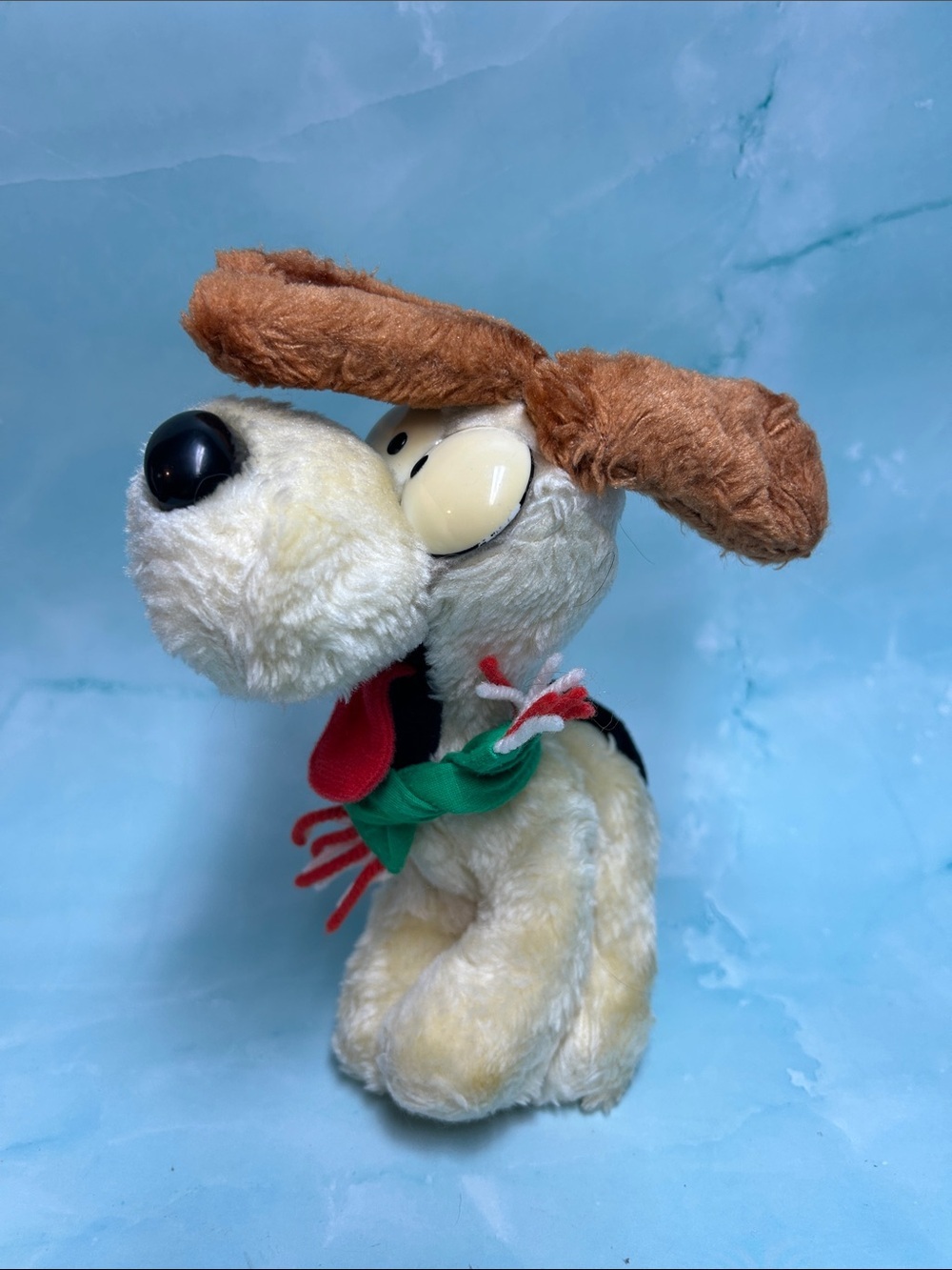 Vintage Christmas Outfit Odie Garfield Stuffed Toy